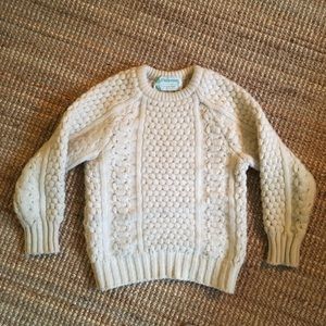 Malinmore pure Irish virgin wool sweater 26 Aran